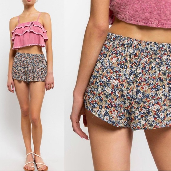 🆕POL Lightweight Bohemian Beach/Lounge Shortie S🆕 - Picture 1 of 11
